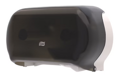 Dispenser - Double Roll Jumbo Toilet Paper - Smoke