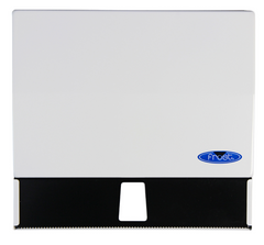 Dispenser - White Epoxy Metal Single Fold Paper Towel