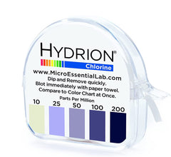 Hydrion Chlorine Test Strips