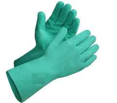 Reusable Green Nitrile Gloves