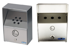 Wall Mount Stainless Steel Heavy Duty 
Outdoor Ash Bin